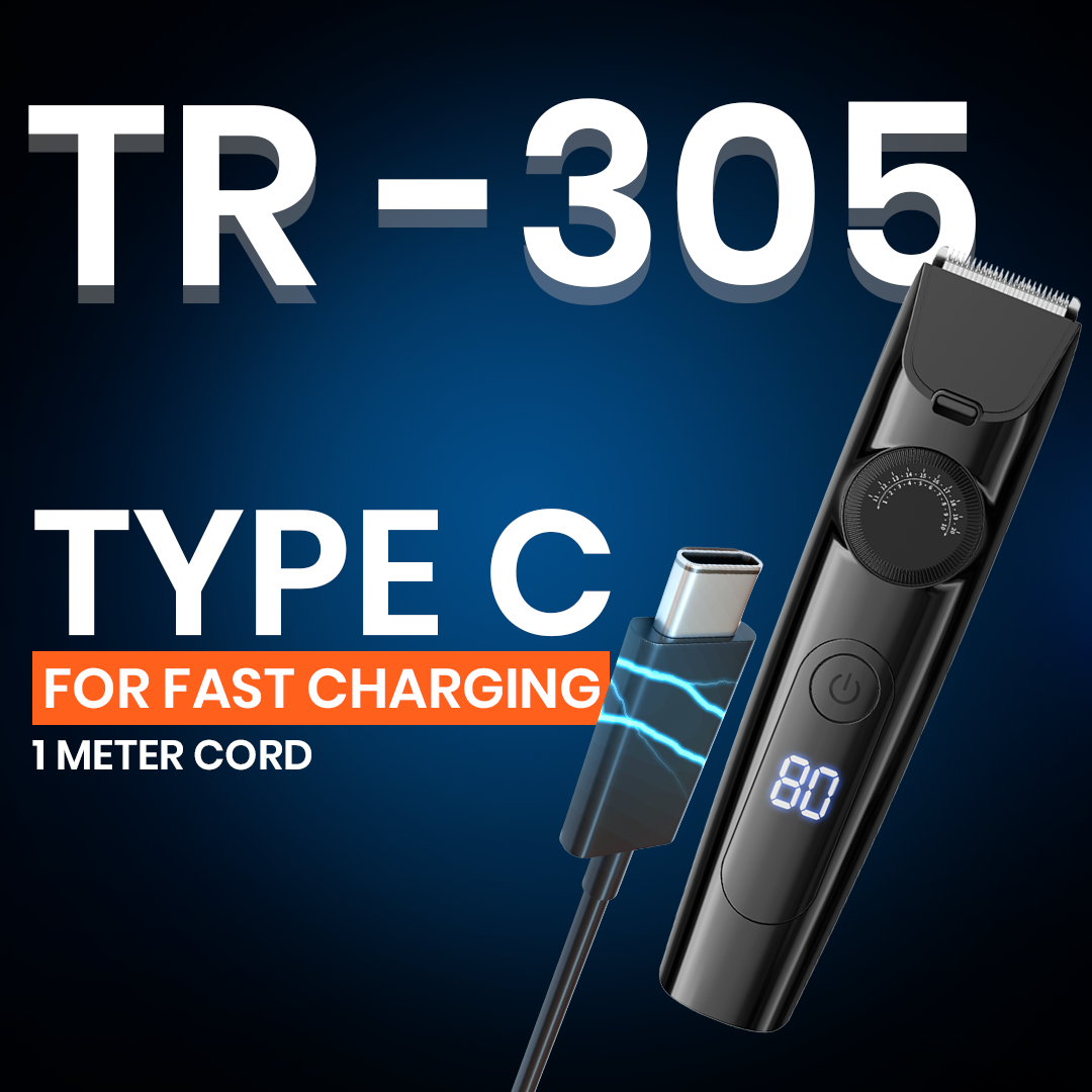 Tune Classic Waterproof Level Hair IPX7  Trimmer - TR305