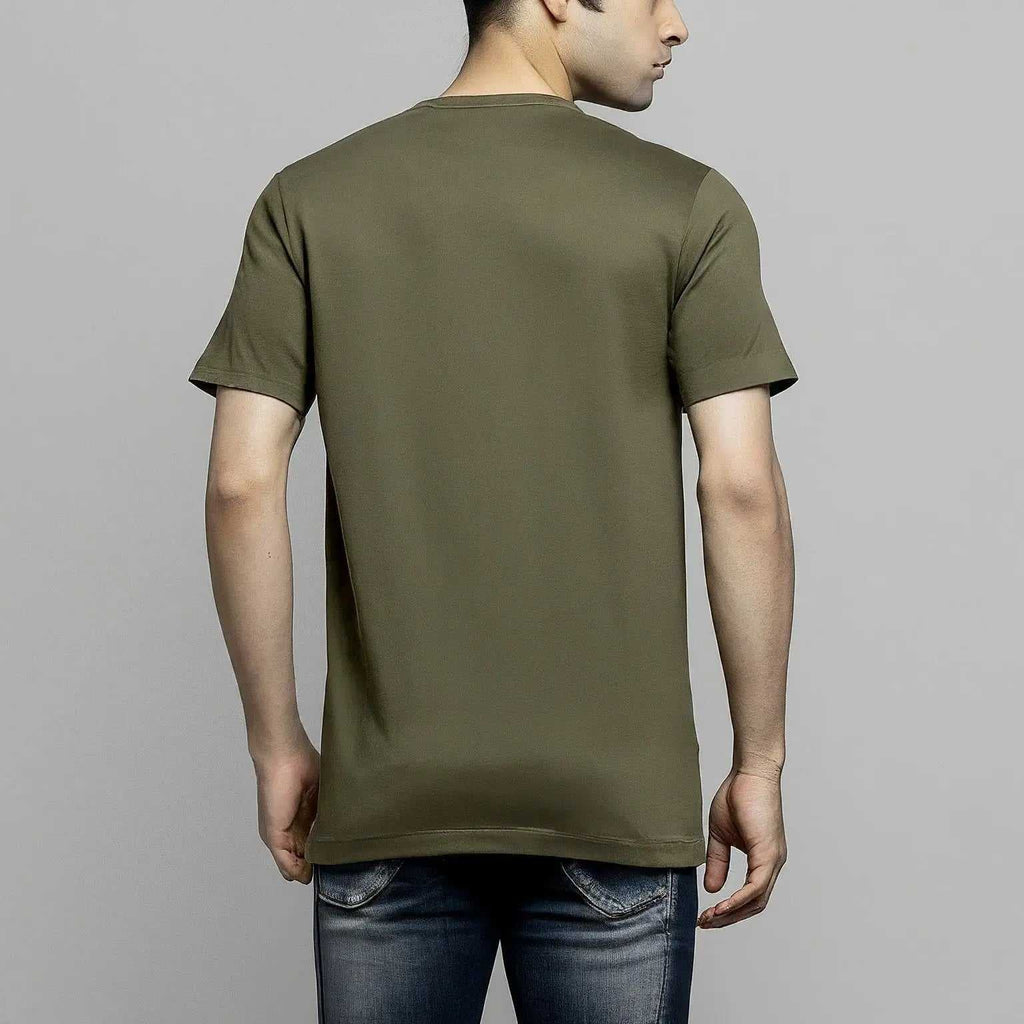 Military green crew neck T-Shirt